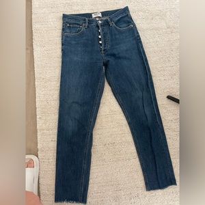 AGOLDE Riley Size 26, Dark Blue.